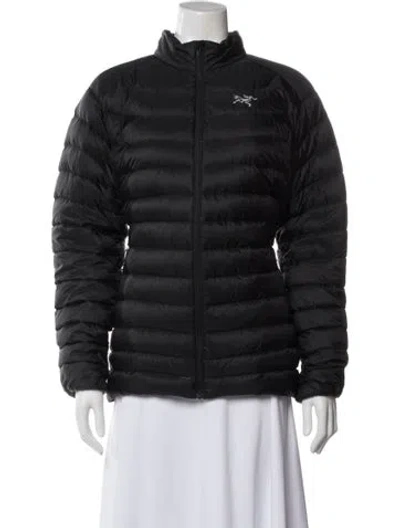 Pre-owned Arc'teryx Nylon Down Coat In Blue