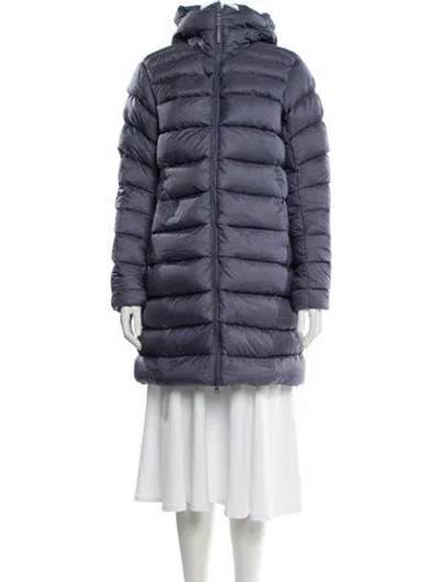 Pre-owned Arc'teryx Nylon Down Coat In Blue