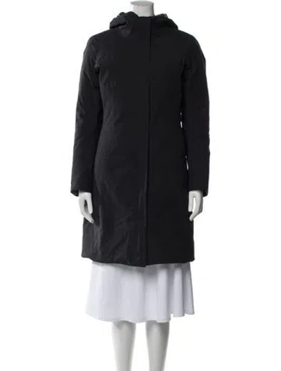 Pre-owned Arc'teryx Nylon Down Coat In Gray