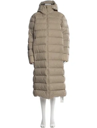 Pre-owned Arc'teryx Nylon Down Coat In Neutral
