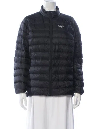 Pre-owned Arc'teryx Nylon Down Jacket In Black