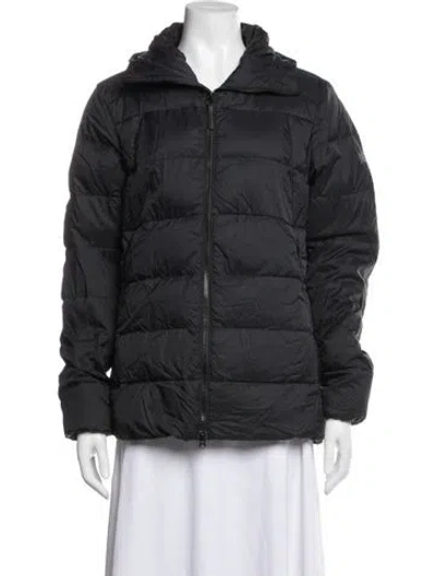 Pre-owned Arc'teryx Nylon Down Jacket In Black