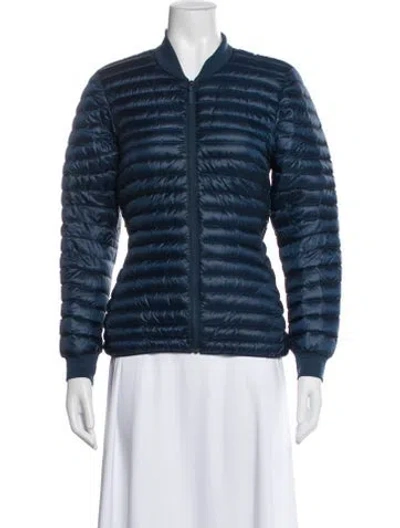Pre-owned Arc'teryx Nylon Down Jacket In Blue