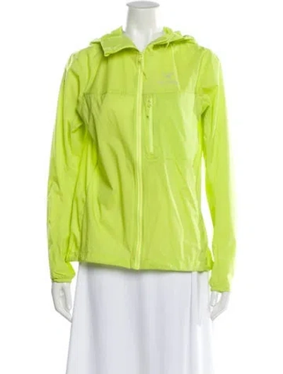 Pre-owned Arc'teryx Nylon Evening Jacket In Green