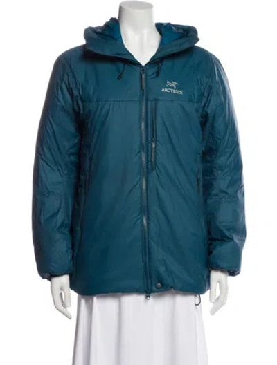 Pre-owned Arc'teryx Nylon Jacket In Blue