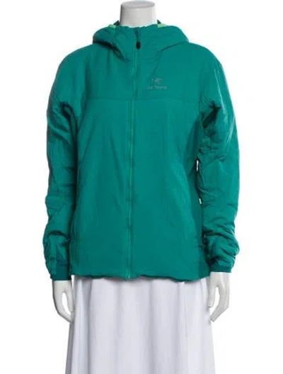 Pre-owned Arc'teryx Nylon Jacket In Blue