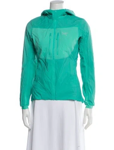 Pre-owned Arc'teryx Nylon Jacket In Blue