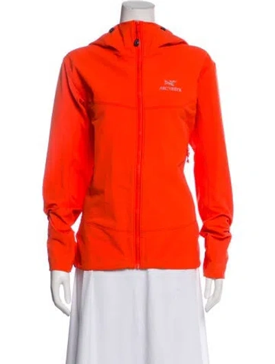 Pre-owned Arc'teryx Nylon Jacket In Orange