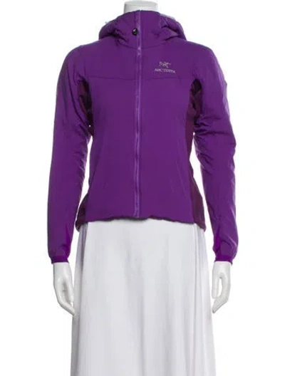 Pre-owned Arc'teryx Nylon Jacket In Purple