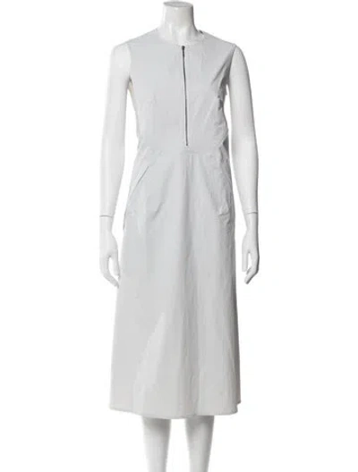 Pre-owned Arc'teryx Nylon Long Dress In White