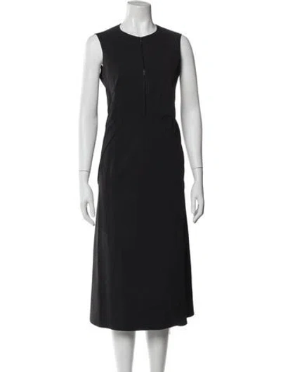 Pre-owned Arc'teryx Nylon Midi Length Dress In Blue