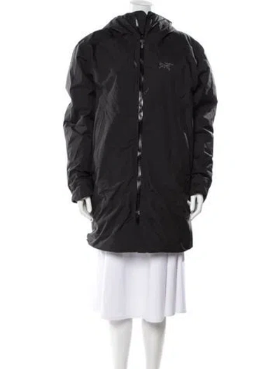 Pre-owned Arc'teryx Nylon Performance Coat In Black