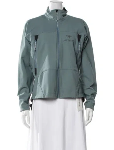 Pre-owned Arc'teryx Nylon Performance Jacket In Blue
