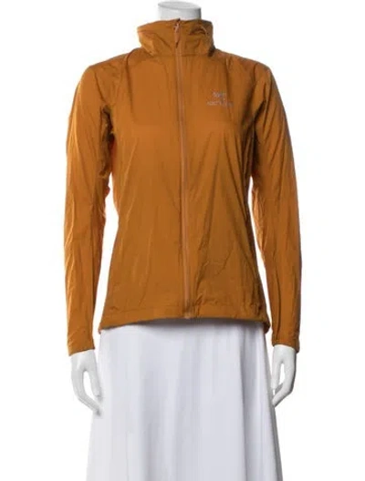 Pre-owned Arc'teryx Nylon Performance Jacket In Brown