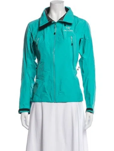 Pre-owned Arc'teryx Nylon Performance Jacket In Green