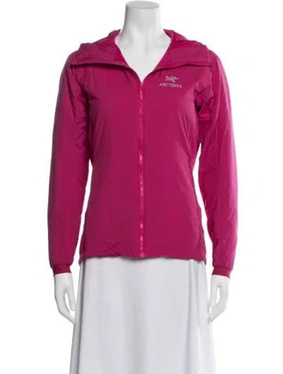 Pre-owned Arc'teryx Nylon Performance Jacket In Pink