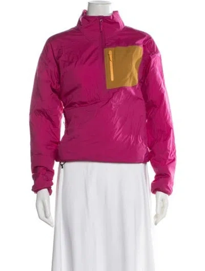 Pre-owned Arc'teryx Nylon Performance Jacket In Pink