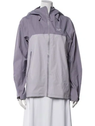 Pre-owned Arc'teryx Nylon Performance Jacket In Purple