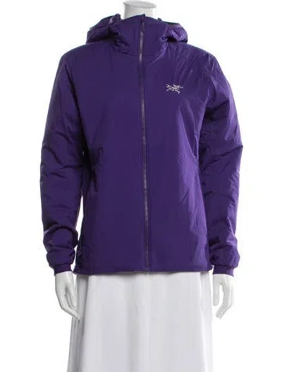 Pre-owned Arc'teryx Nylon Performance Jacket In Purple