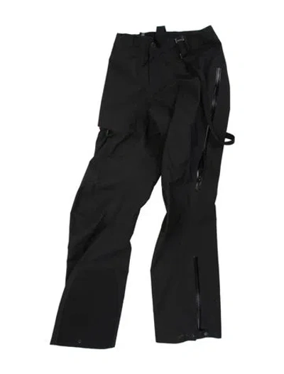 Pre-owned Arc'teryx Nylon Straight Leg Pants In Black
