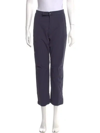 Pre-owned Arc'teryx Nylon Straight Leg Pants In Blue