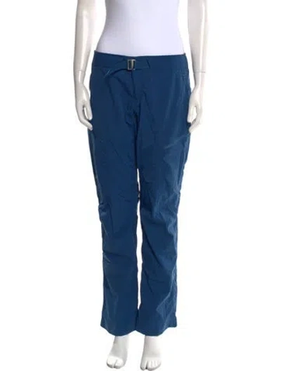 Pre-owned Arc'teryx Nylon Straight Leg Pants In Blue
