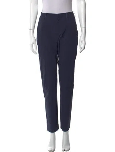 Pre-owned Arc'teryx Nylon Straight Leg Pants In Blue