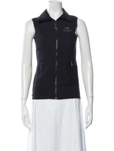 Pre-owned Arc'teryx Nylon Vest In Blue
