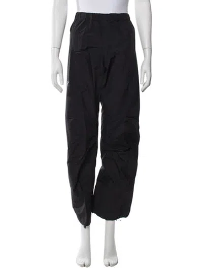 Pre-owned Arc'teryx Nylon Wide Leg Pants In Black