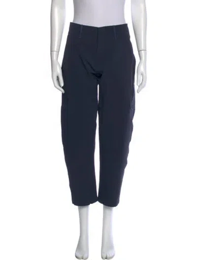 Pre-owned Arc'teryx Nylon Wide Leg Pants In Blue