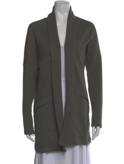 Pre-owned Arc'teryx Open Front Sweater In Green