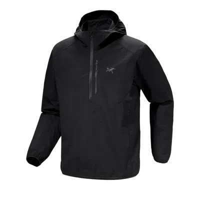 Pre-owned Arc'teryx Ossa 1/2 Zip Hoodie 'black' | Men's Size M