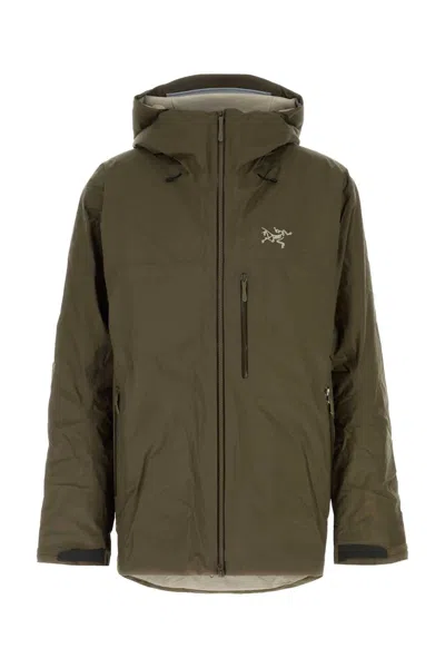 Arc'teryx Padded Polyester Utility Jacket For Men In Green