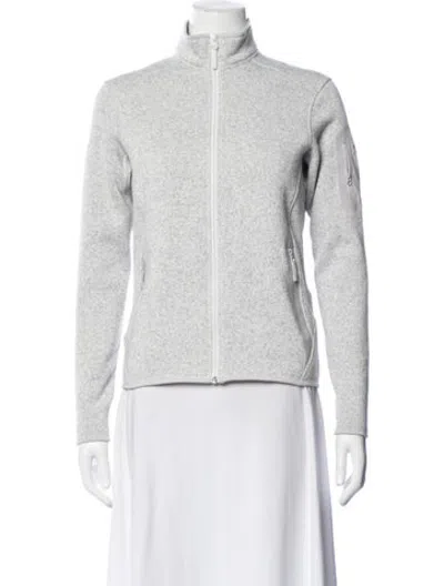 Pre-owned Arc'teryx Patterned Performance Jacket In Grey
