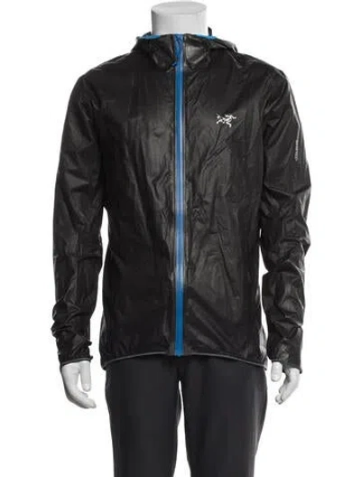 Pre-owned Arc'teryx Performance Jacket In Black/blue
