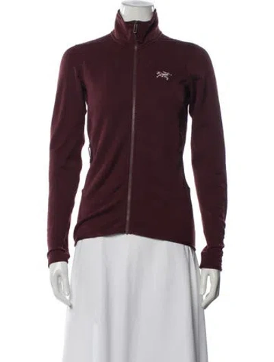 Pre-owned Arc'teryx Performance Jacket In Burgundy
