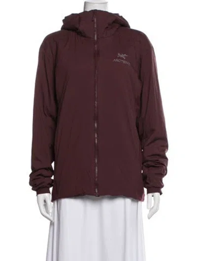 Pre-owned Arc'teryx Performance Jacket In Burgundy