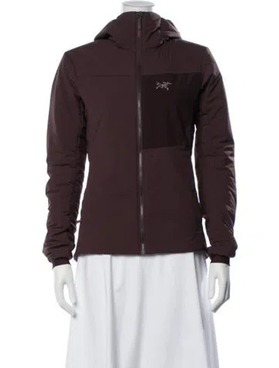 Pre-owned Arc'teryx Performance Jacket In Burgundy