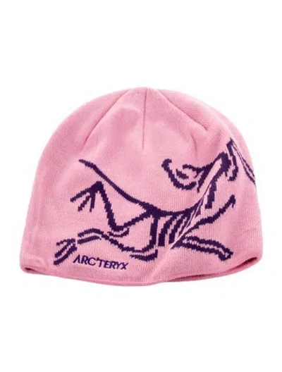 Pre-owned Arc'teryx Printed Beanie W/tags In Pink