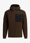 Arc'teryx Proton Zip-up Ski Jacket In Brown