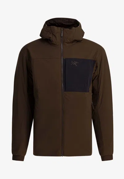 Arc'teryx Proton Windbreaker Jacket In Brown
