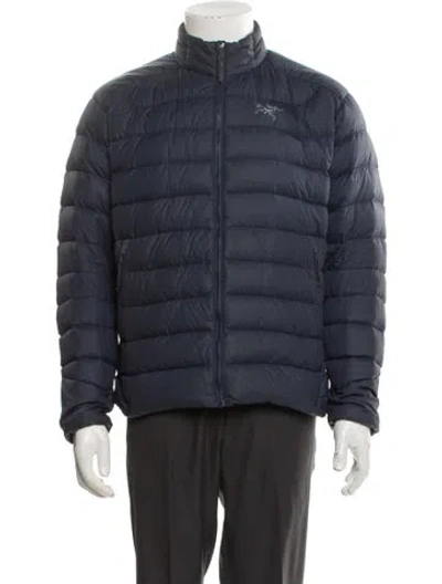 Pre-owned Arc'teryx Puffer Coat In Blue