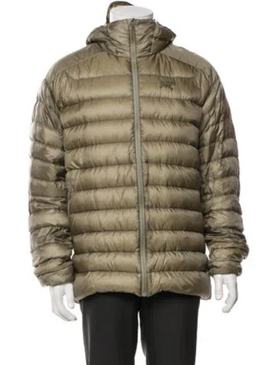 Pre-owned Arc'teryx Puffer Coat In Green