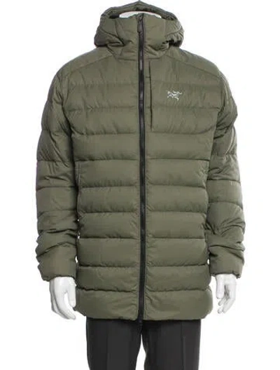 Pre-owned Arc'teryx Puffer Coat In Green