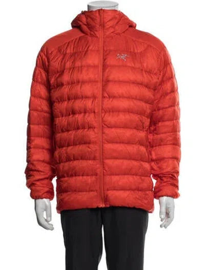 Pre-owned Arc'teryx Puffer Coat In Orange