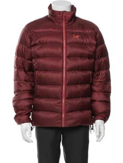 Pre-owned Arc'teryx Puffer Coat In Red