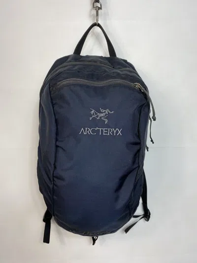 Pre-owned Arc'teryx Pyxis Vintage 12l Nylon Backpack In Dark Blue