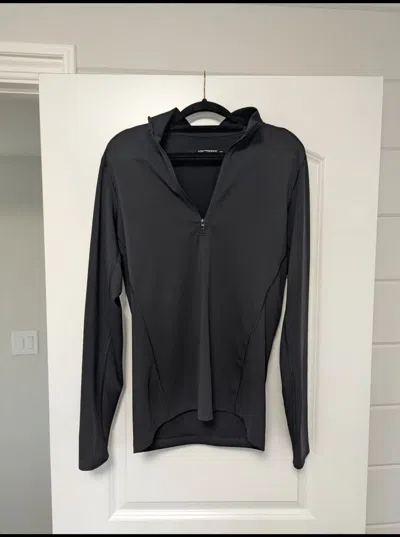 Pre-owned Arc'teryx Quarter Zip In Black