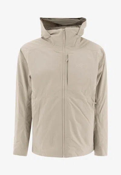 Arc'teryx Ralle Zip-up Padded Jacket In Beige