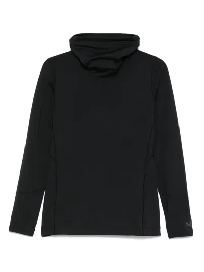Arc'teryx Rho Hoodie In Black